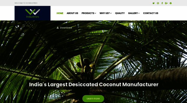 desiccatedcoconutpowder.com