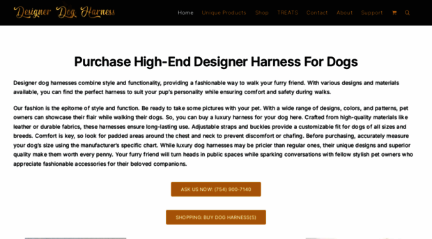 designerdogharness.com