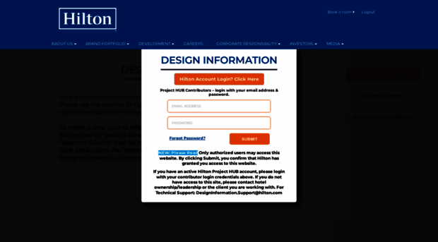 designinformation.hilton.com