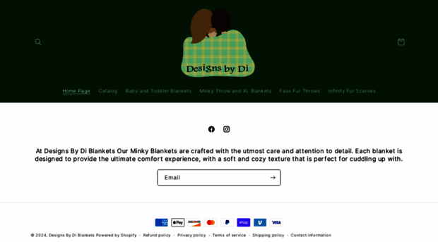 designsbydiblankets.com