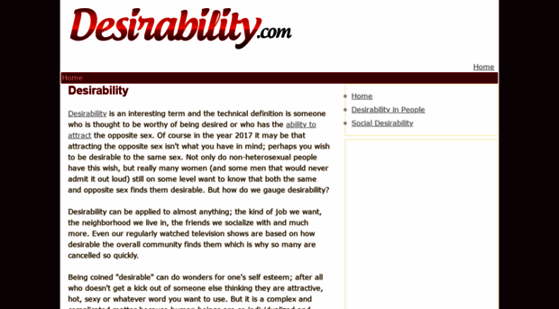 desirability.com