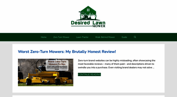 desiredlawnmower.com