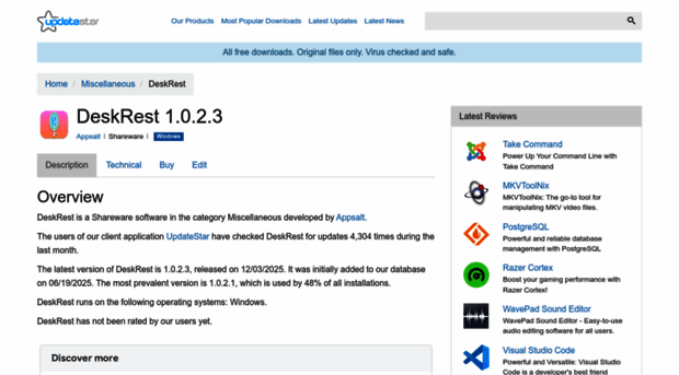 deskrest.updatestar.com