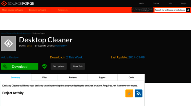 desktopcleaner.sourceforge.net