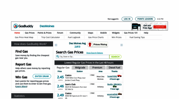 desmoinesgasprices.com