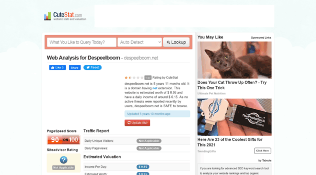 despeelboom.net.cutestat.com