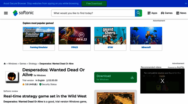 desperados-wanted-dead-or-alive.en.softonic.com