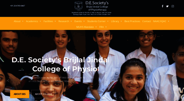 desphysiotherapycollege.com