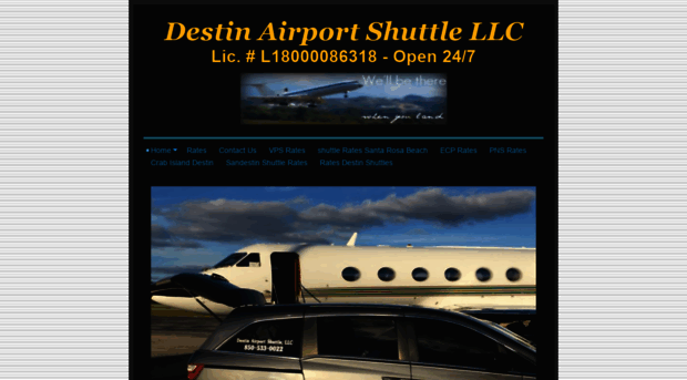 destinairportshuttleandtaxi.com