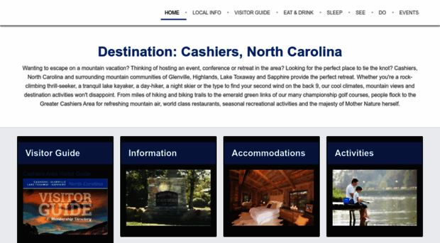 destinationcashiers.com