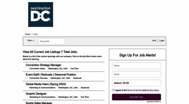 destinationdc.applicantpool.com