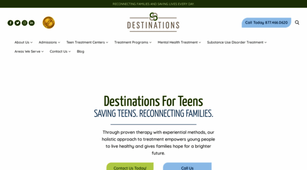 destinationsforteens.com