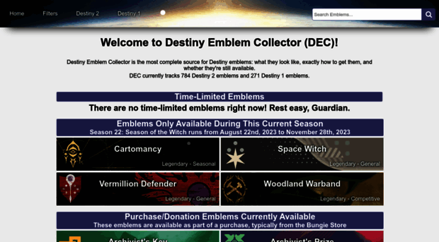 destinyemblemcollector.com