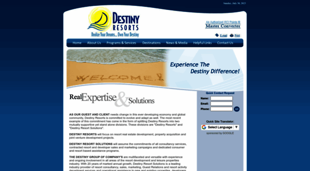 destinyresorts.com