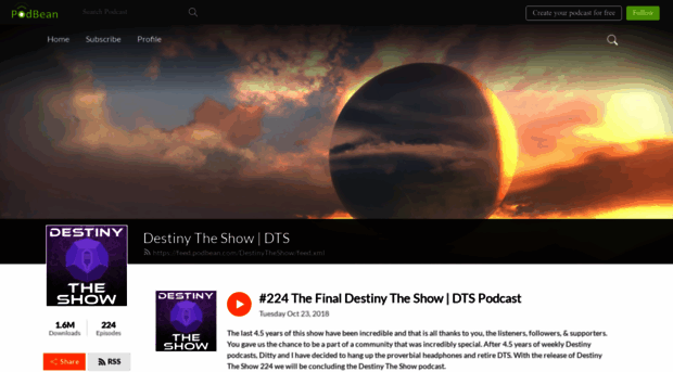 destinytheshow.podbean.com