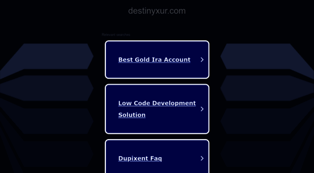 destinyxur.com