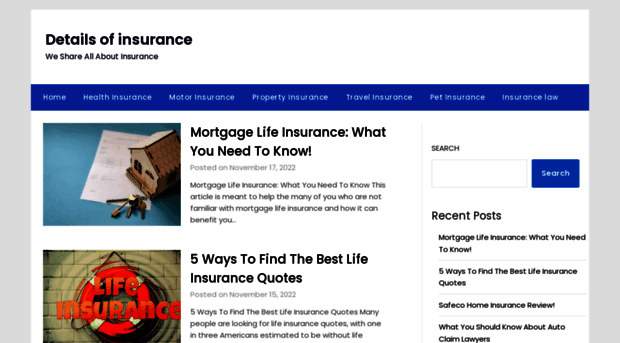 detailsofinsurance.com
