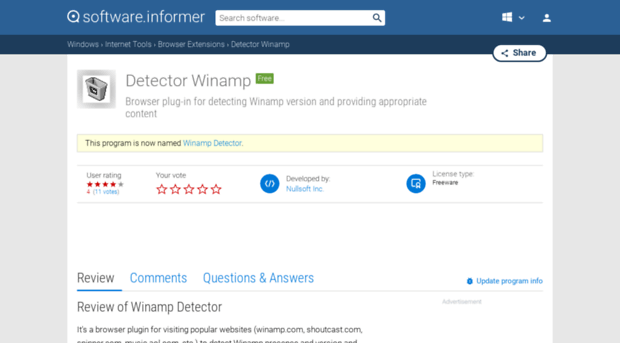 detector-winamp.software.informer.com