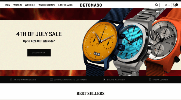 detomasowatches.com