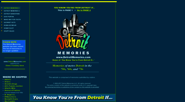 detroitmemories.com