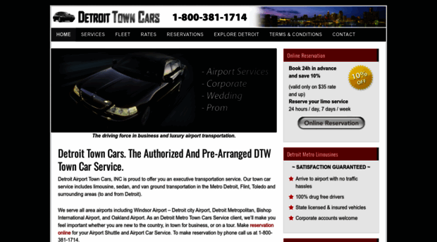 detroittowncars.com