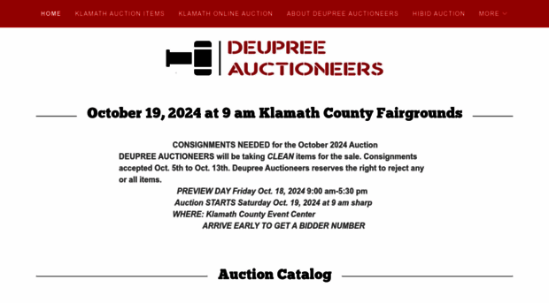 deupreeauctioneers.com