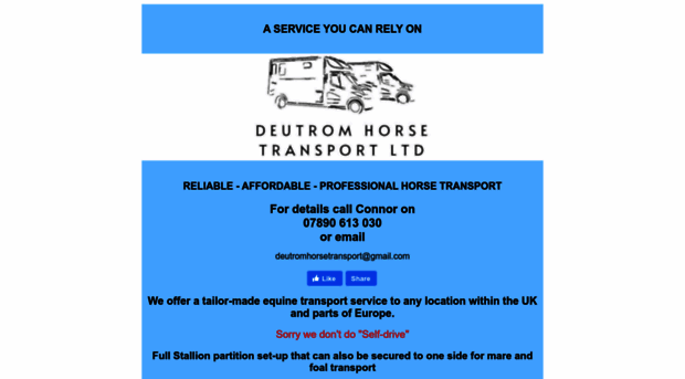 deutromhorsetransport.co.uk