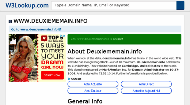 deuxiememain.info.w3lookup.net