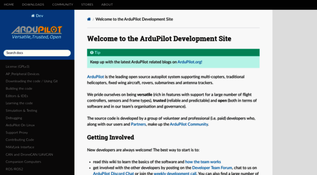 dev.ardupilot.org