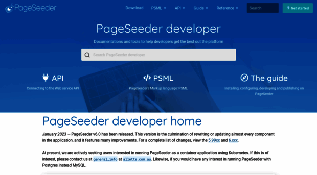 dev.pageseeder.com