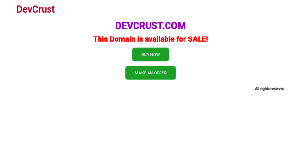 devcrust.com