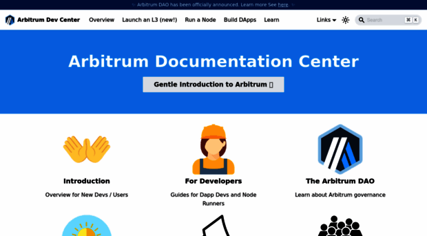 developer.arbitrum.io