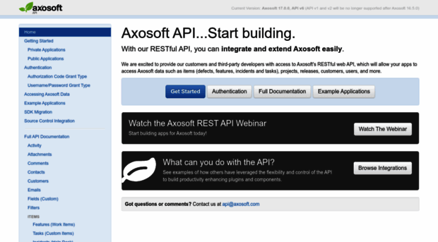 developer.axosoft.com