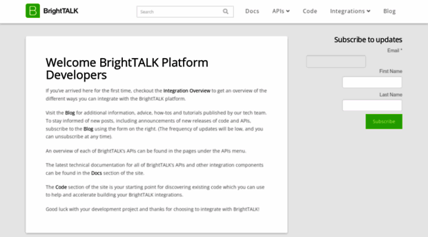 developer.brighttalk.com