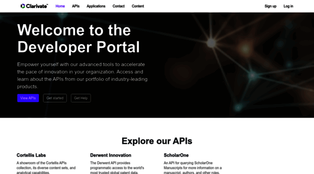developer.clarivate.com