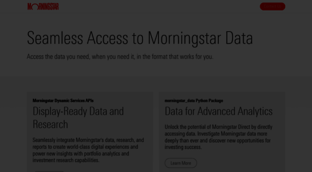 developer.morningstar.com