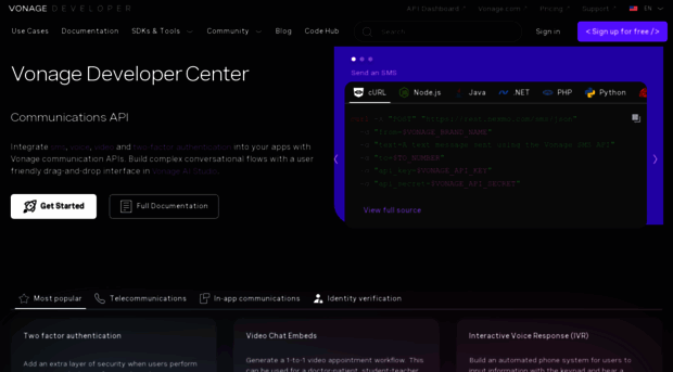 developer.nexmo.com