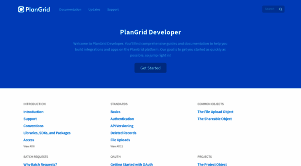 developer.plangrid.com