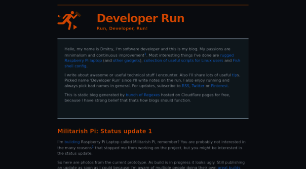 developer.run