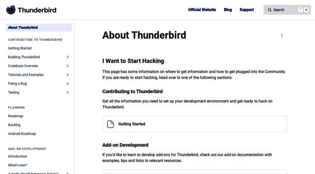 developer.thunderbird.net