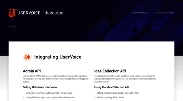 developer.uservoice.com