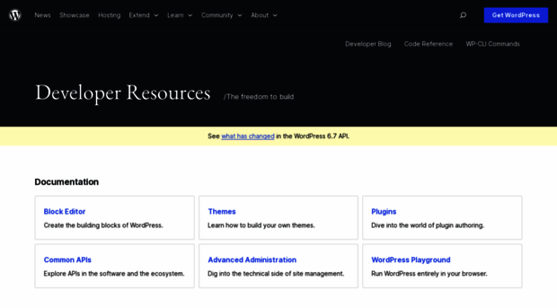 developer.wordpress.org