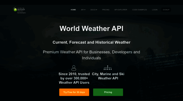 developer.worldweatheronline.com