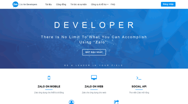 developer.zaloapp.com