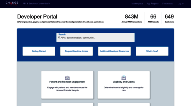 developers.changehealthcare.com
