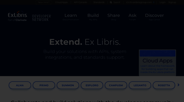 developers.exlibrisgroup.com