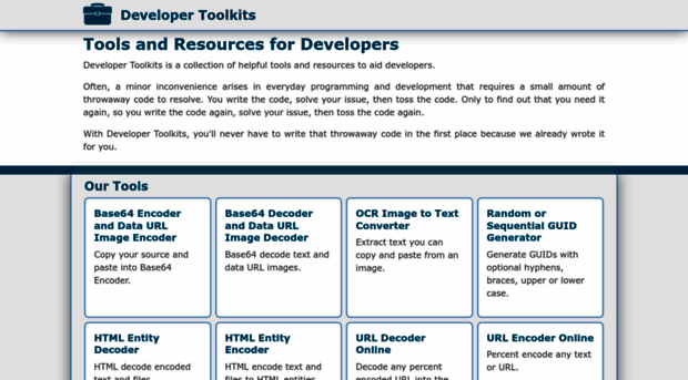 developertoolkits.com