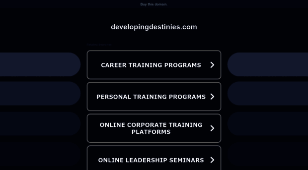 developingdestinies.com