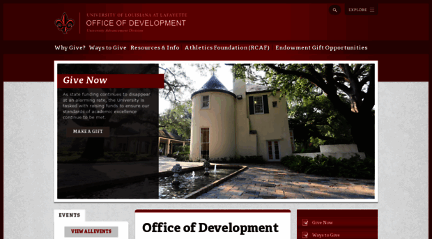 development.louisiana.edu