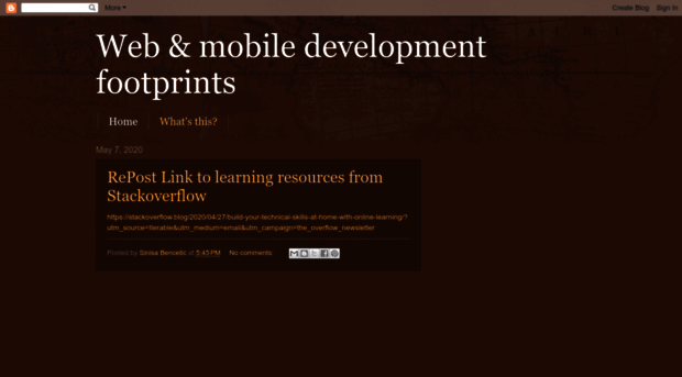 developmentfootprints.blogspot.com